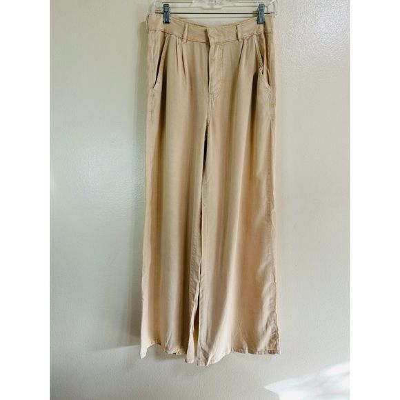 Forever 21 Pants - Forever 21 Women's Hipster Wide Leg Pleated Front High Waisted Pants, Size M